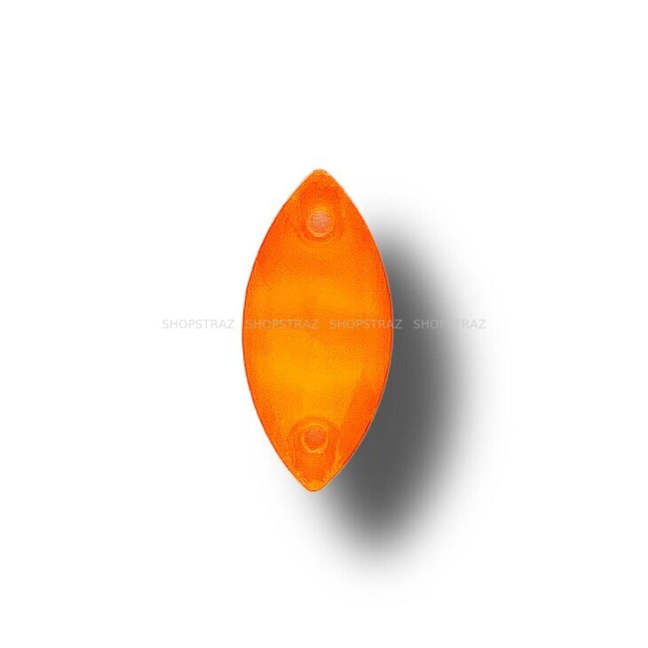 Пришивные стразы NEON ORANGE Navette (Лепесток)